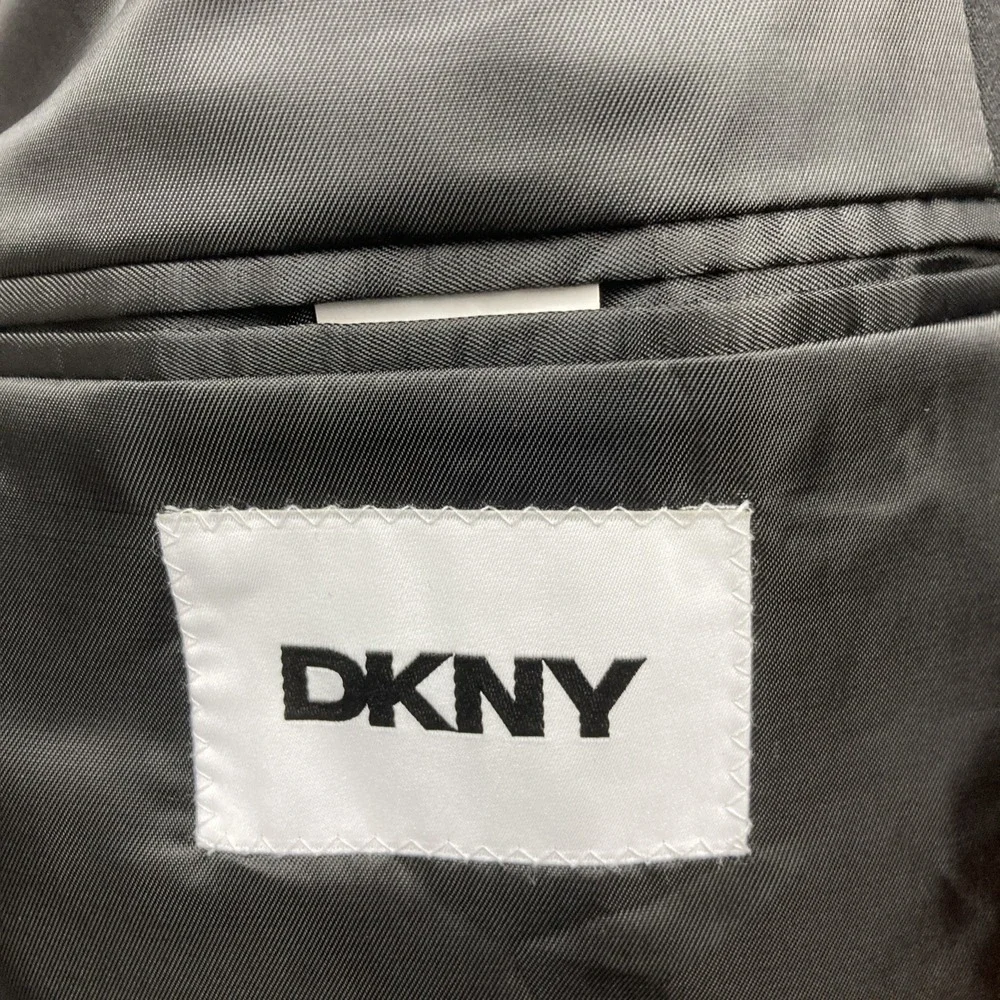 DKNY‎ Mens Modern fit Suit Jacket Blazer 46R Black